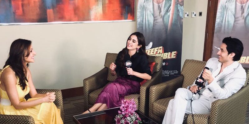 Ali Zafar and Maya Ali on “TEEFA IN TROUBLE” promotion spree!